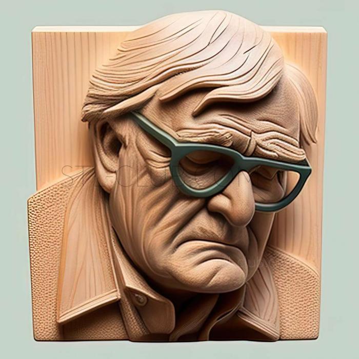 3D model David Hockney (STL)